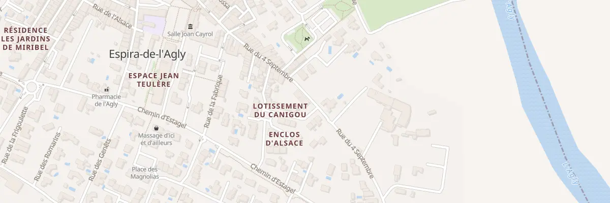 Plan du 59 Rue du Quatre Septembre à Espira-de-l’Agly