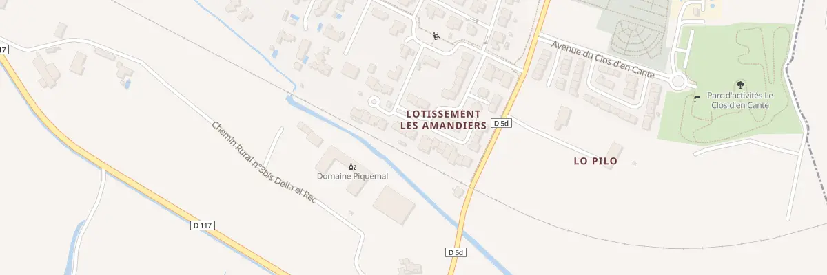 Plan du 13 Rue de l’Olivera à Espira-de-l’Agly