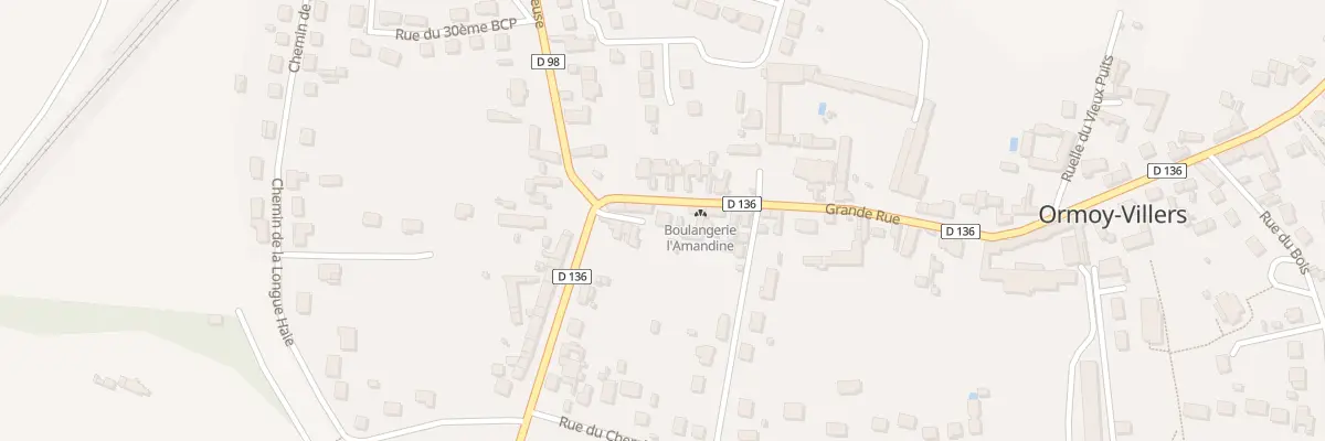 Plan du 4 Grande Rue à Ormoy-Villers