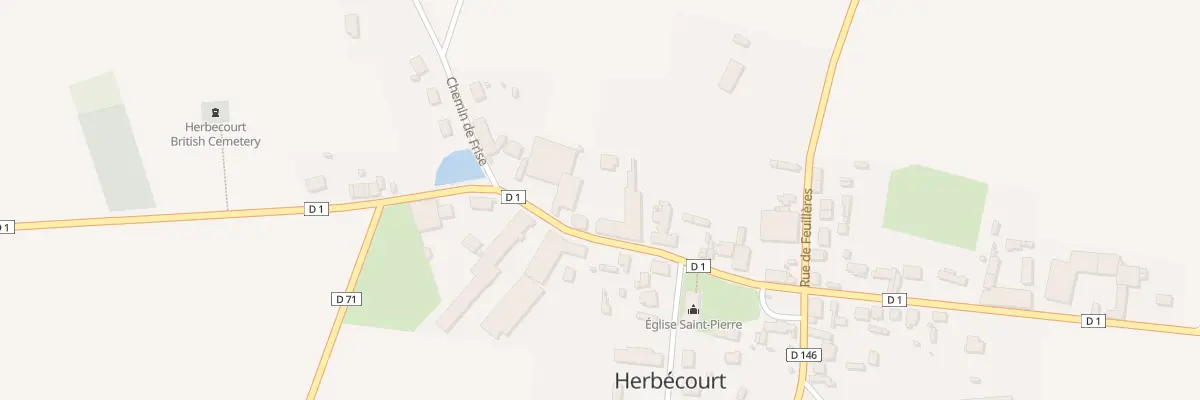 Plan du 10 Rue de Cappy à Herbécourt
