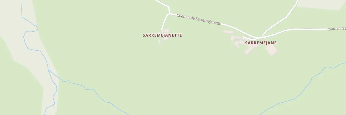Plan du 5050 Saremejanette à Lassouts