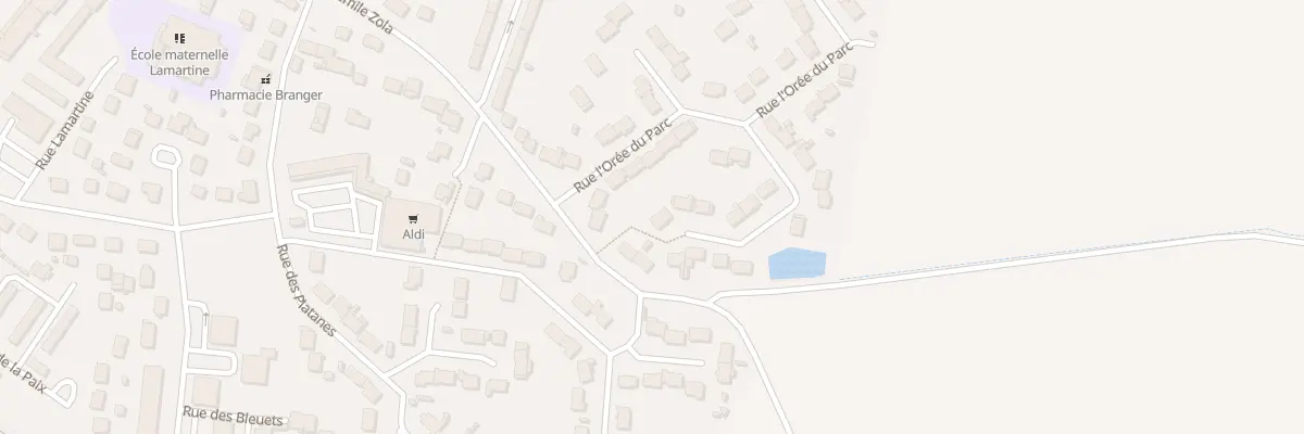 Plan du 30 Rue l’Oree du Parc à Verneuil-l’Étang