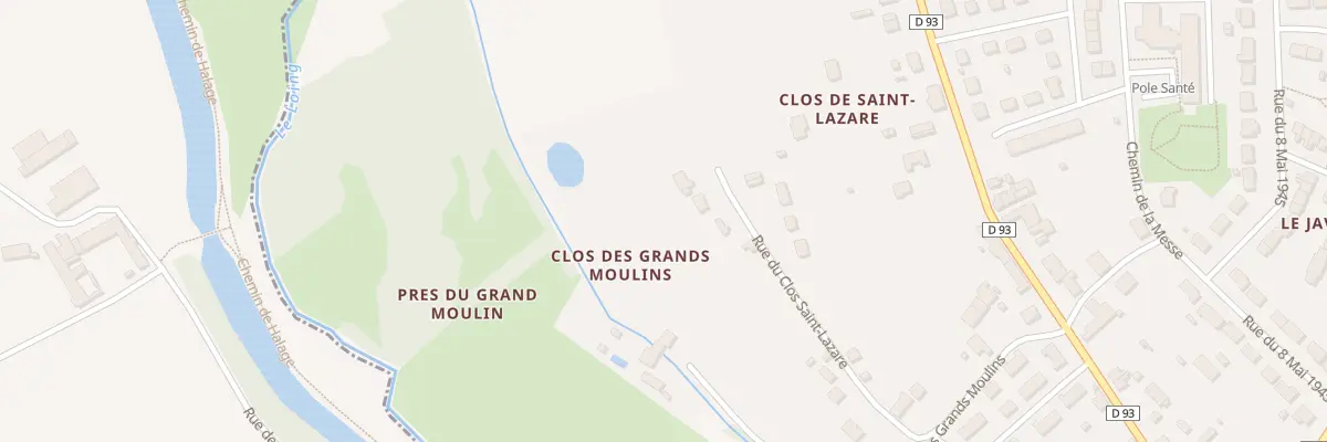 Plan du 7 Clos de Saint-lazare à Châtillon-Coligny
