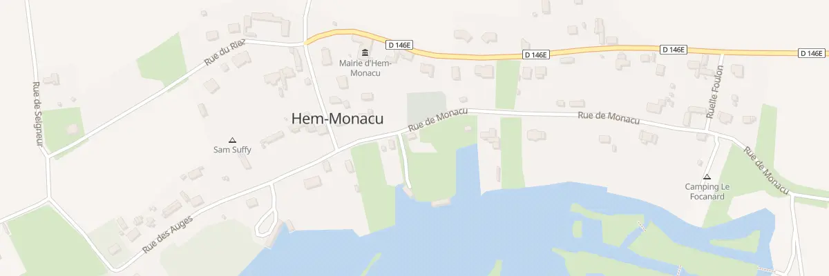 Plan du 8 Rue de Monacu à Hem-Monacu