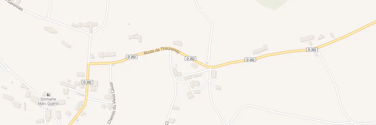 Plan du 22 Rte de Thauvenay à Vinon