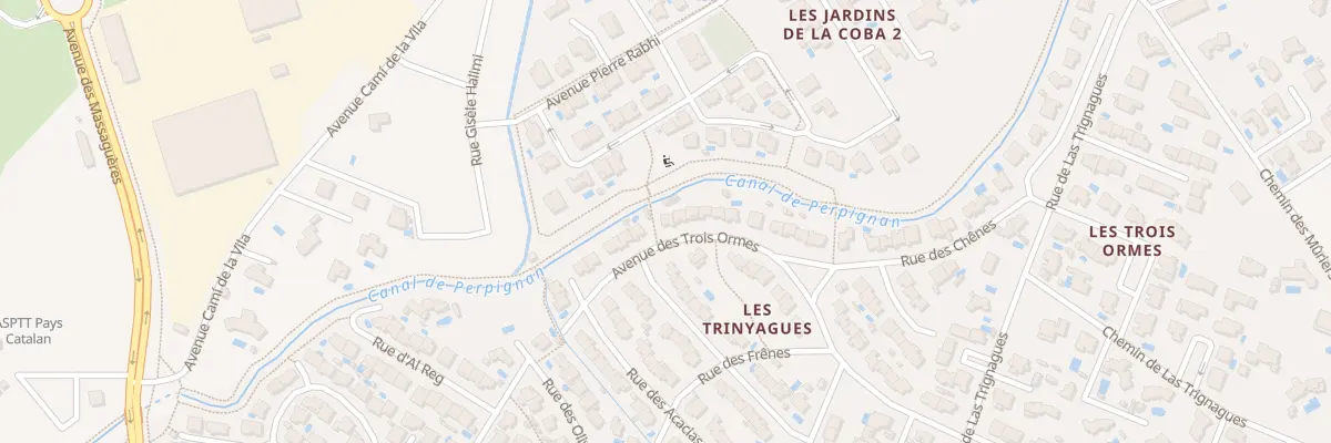 Plan du 38 Av des Trois Ormes à Canohès