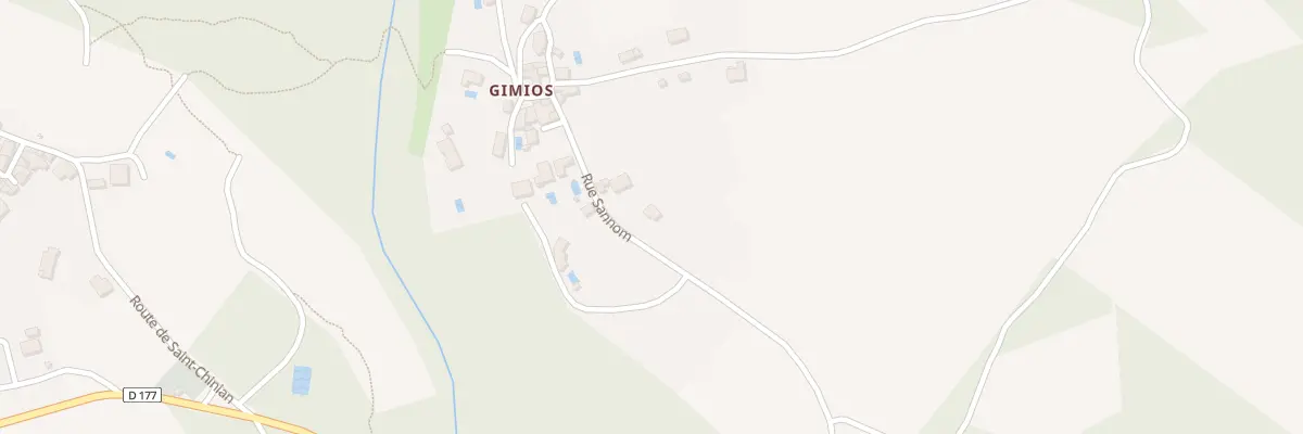 Plan du 1120F Gimios à Saint-Jean-de-Minervois