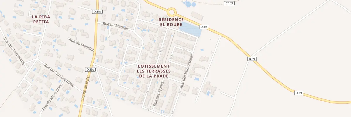 Plan du 16 Rue des Bruyéres à Canohès