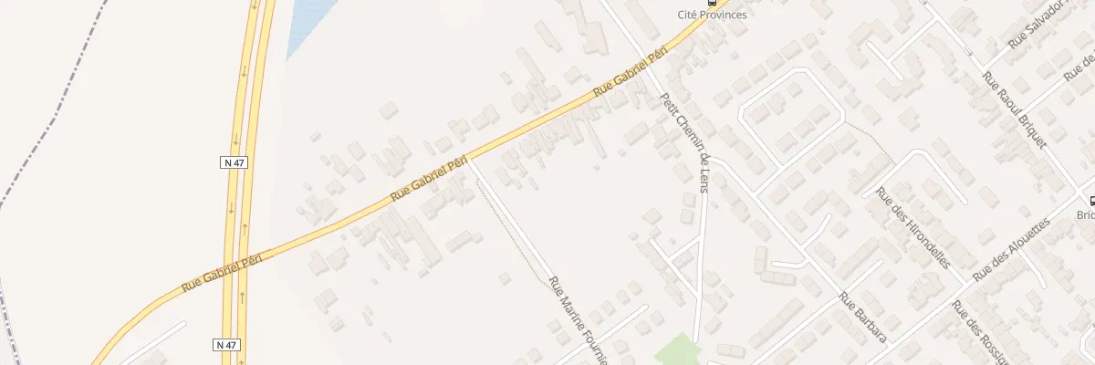 Plan du 219 Rue Gabriel Péri à Wingles