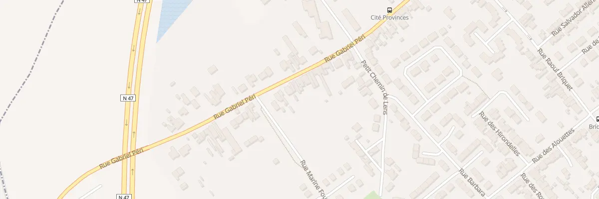 Plan du 217 Rue Gabriel Péri à Wingles