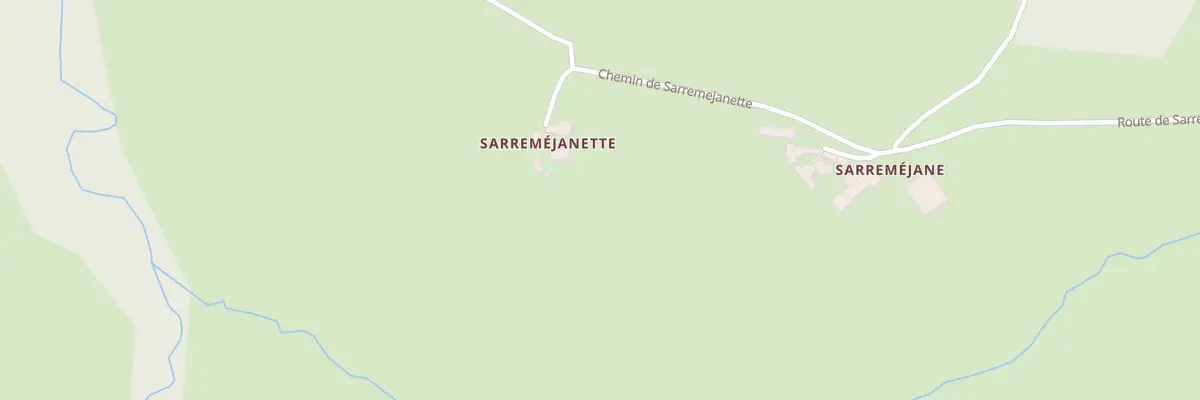 Plan du 5051 Saremejanette à Lassouts