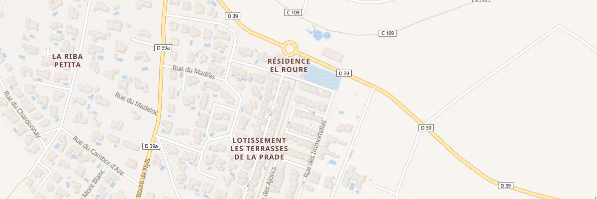 Plan du 11 Rue des Bruyéres à Canohès
