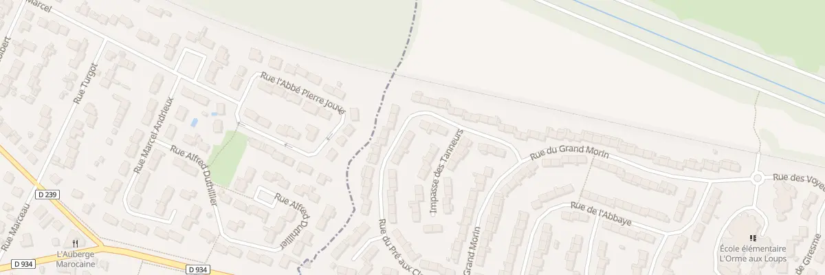 Plan du 36 Rue du Pré aux Clercs à Saint-Germain-sur-Morin