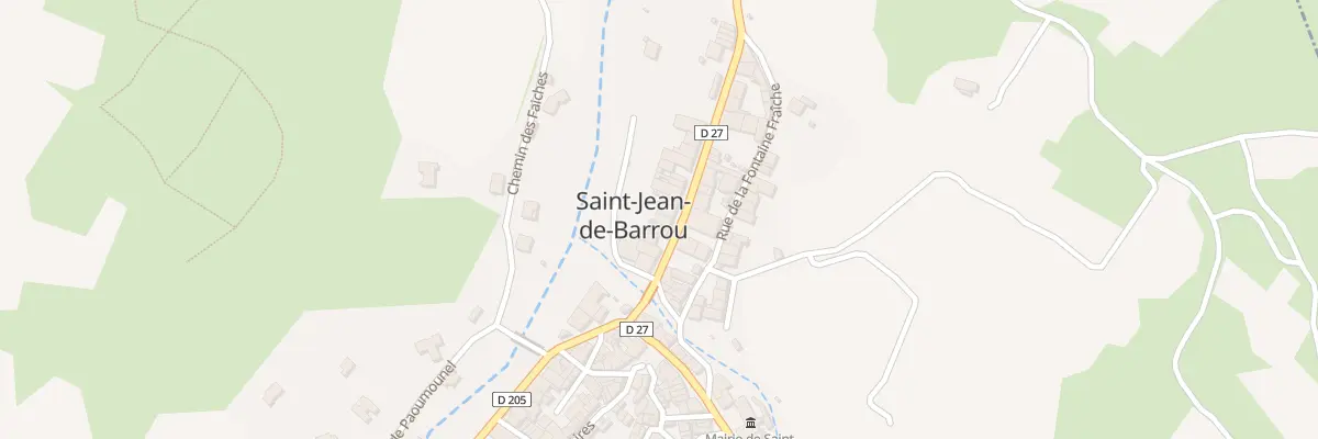 Plan du 12 Av de Narbonne à Saint-Jean-de-Barrou