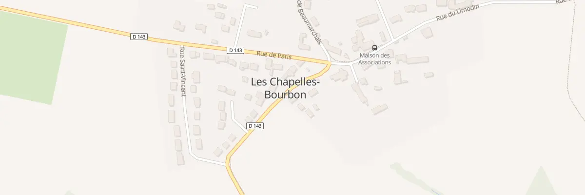 Plan du 3 Rue de Marles aux Chapelles-Bourbon