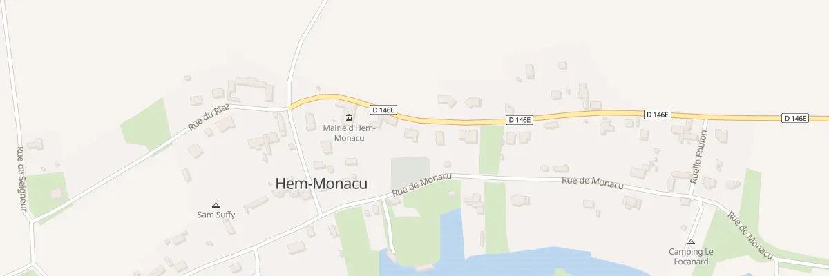 Plan du 10B Rue de Péronne à Hem-Monacu