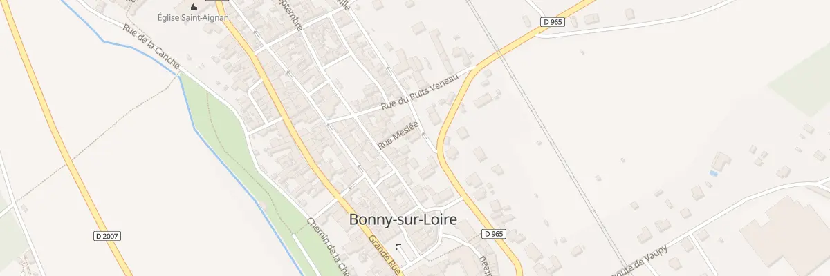Plan du 1 Rue des Murs de la Ville à Bonny-sur-Loire