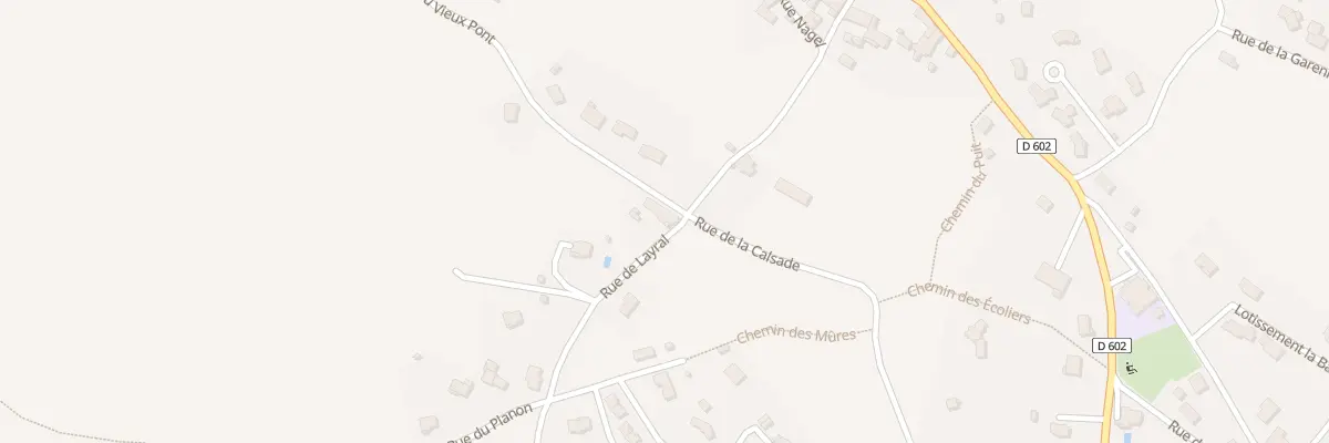 Plan du 5066 L’Ayral à Palmas d’Aveyron
