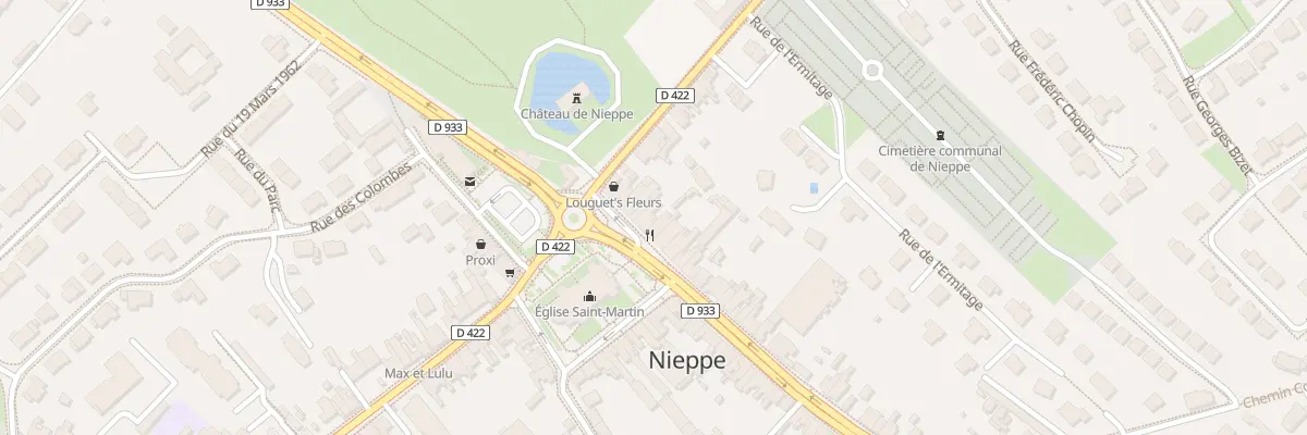 Plan du 43 Rue d’Armentieres à Nieppe