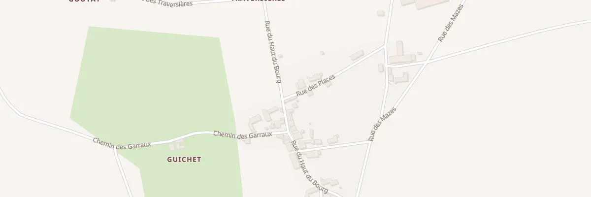 Plan du 22 Rue des Places à Louroux-Bourbonnais