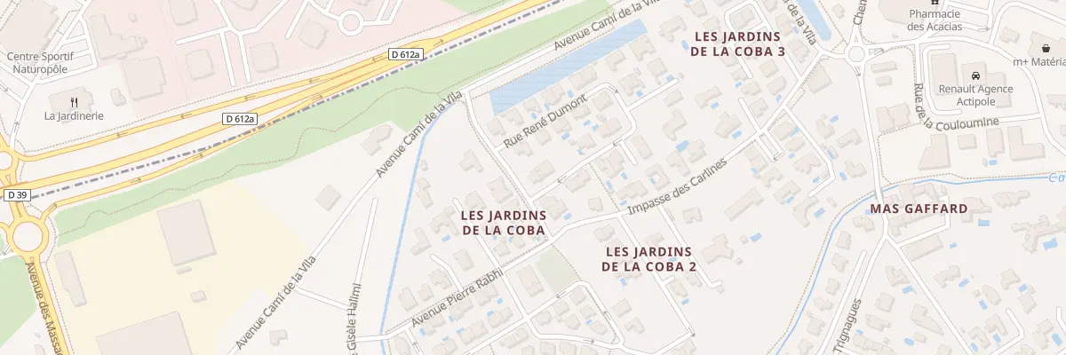 Plan du 22 Rue Rene Dumont à Canohès