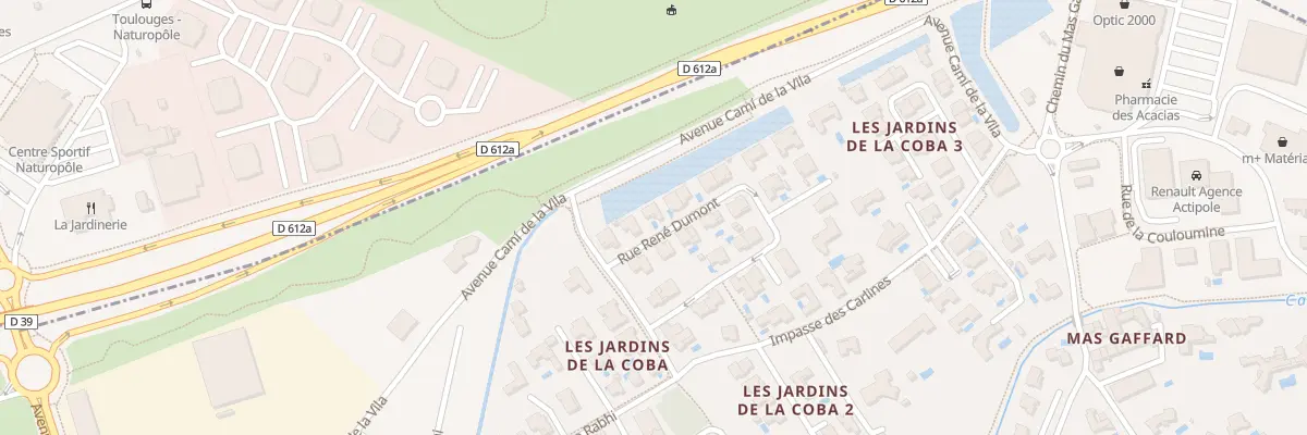 Plan du 5 Rue Rene Dumont à Canohès