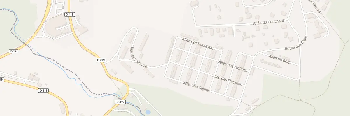 Plan du 69 All des Platanes à Saint-Georges-de-Mons