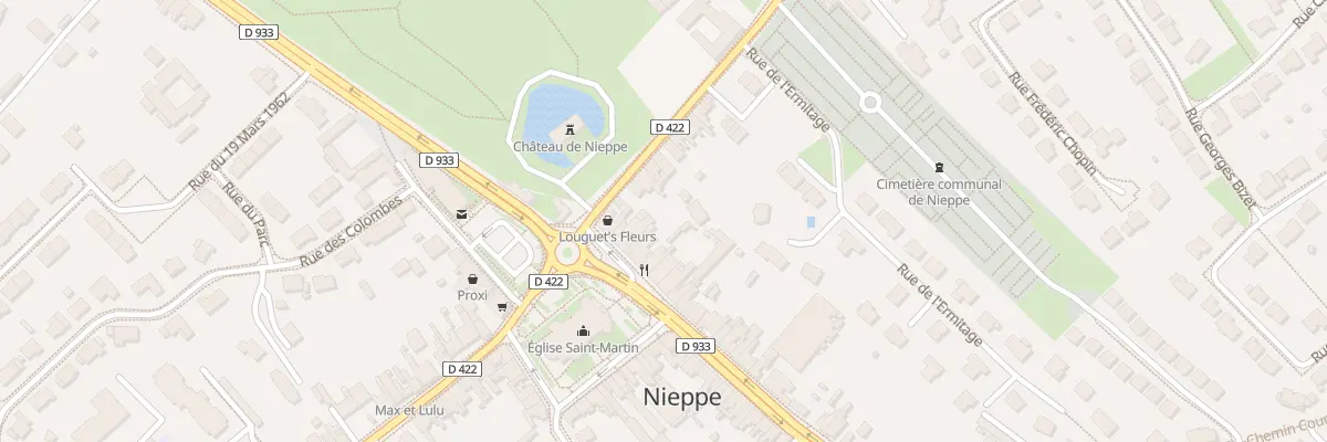 Plan du 29 Rue d’Armentieres à Nieppe