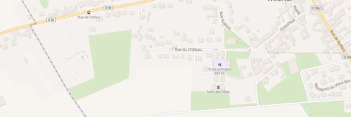Plan du 6 Rue du Château à Willerval