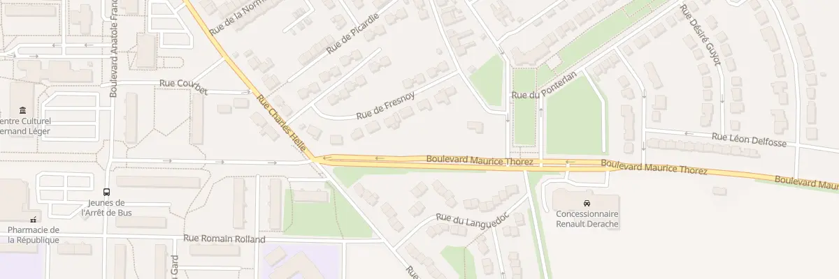 Plan du 7 Rue Fresnoy à Avion