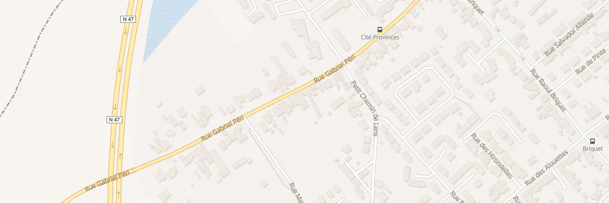 Plan du 207 Rue Gabriel Péri à Wingles