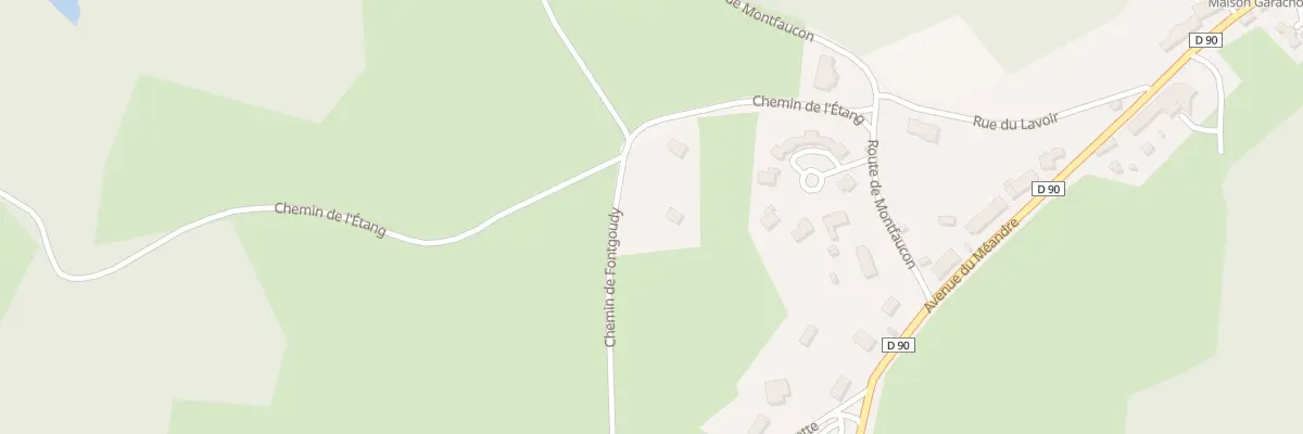 Plan du 6 Che de Fontgoudy à Queuille