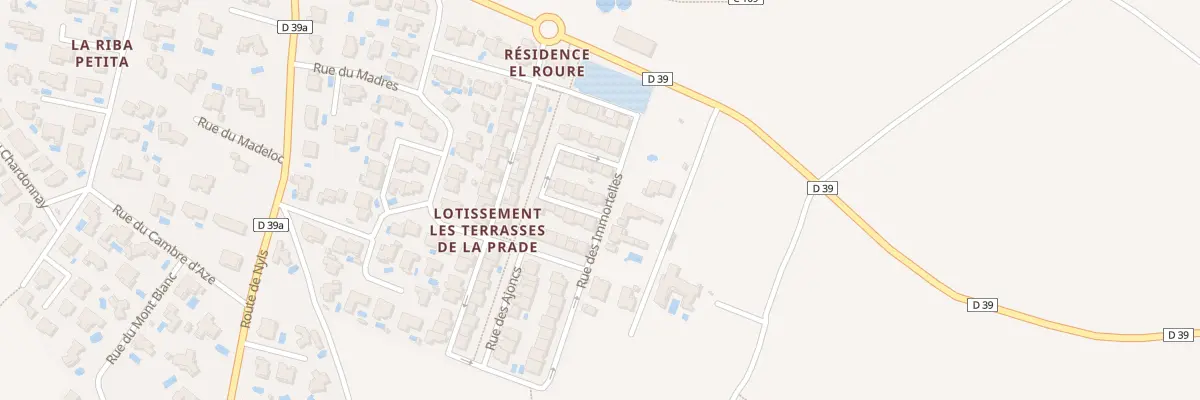 Plan du 24 Rue des Bruyéres à Canohès
