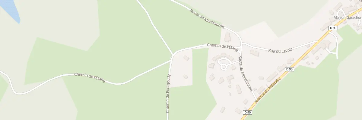Plan du 3 Che de l’Etang à Queuille