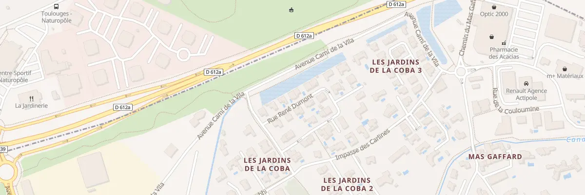 Plan du 7 Rue Rene Dumont à Canohès