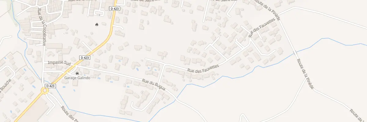 Plan du 9 Rue des Fauvettes à Saint-André-de-Roquelongue