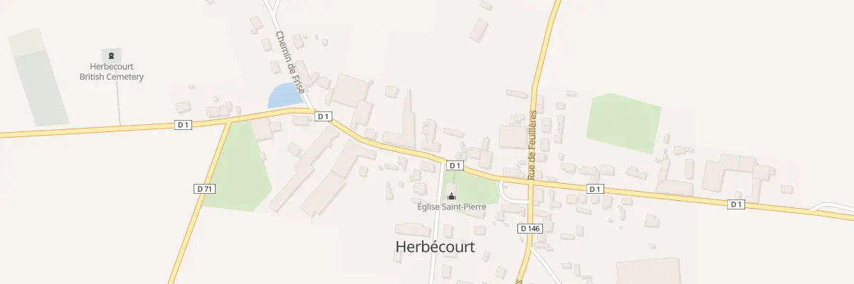 Plan du 8 Rue de Cappy à Herbécourt