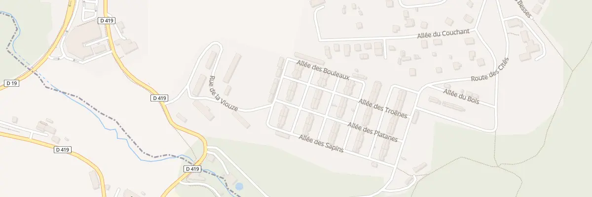Plan du 67 All des Platanes à Saint-Georges-de-Mons