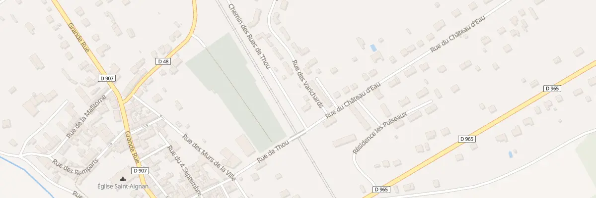 Plan du 1 Rue du Chateau d’Eau à Bonny-sur-Loire