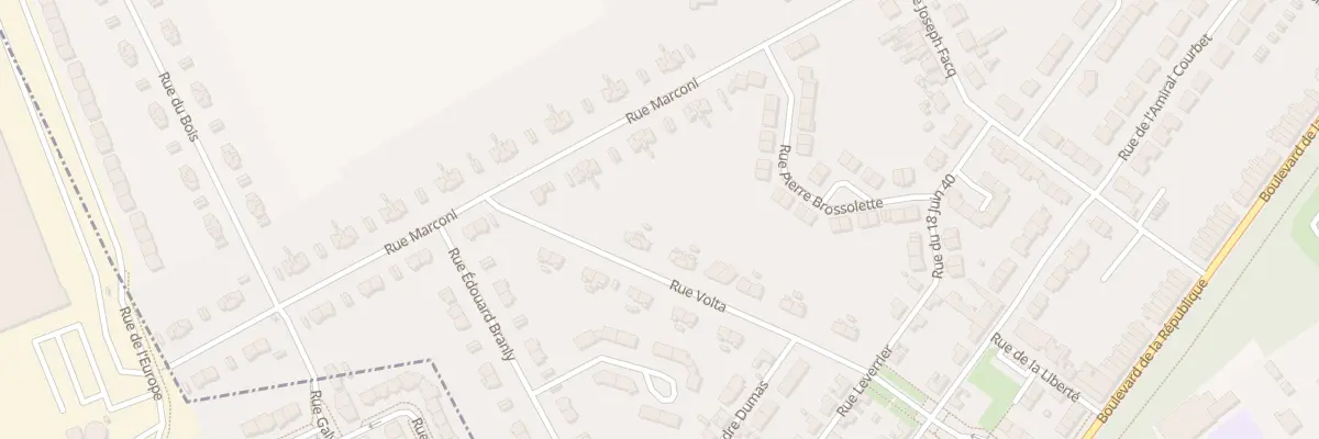 Plan du 30 Rue Volta à Vendin-le-Vieil