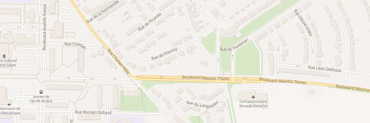Plan du 5 Rue Fresnoy à Avion