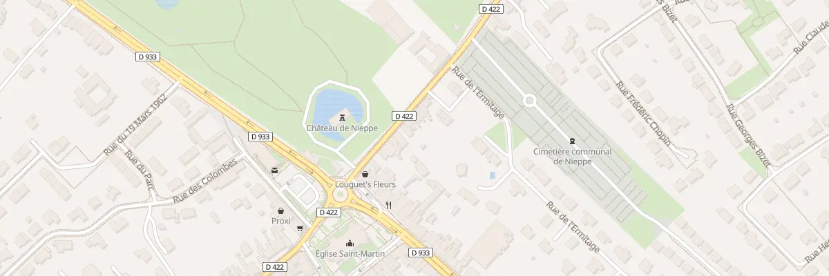 Plan du 94 Rue de Warneton à Nieppe