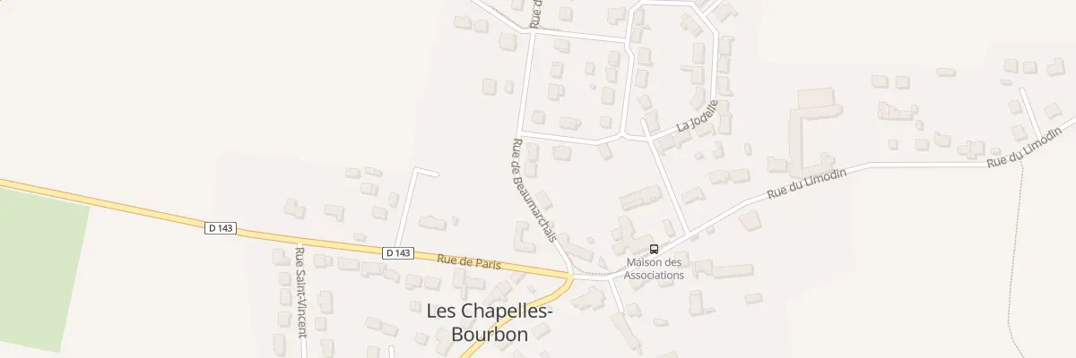 Plan du 4 Rue de Beaumarchais aux Chapelles-Bourbon