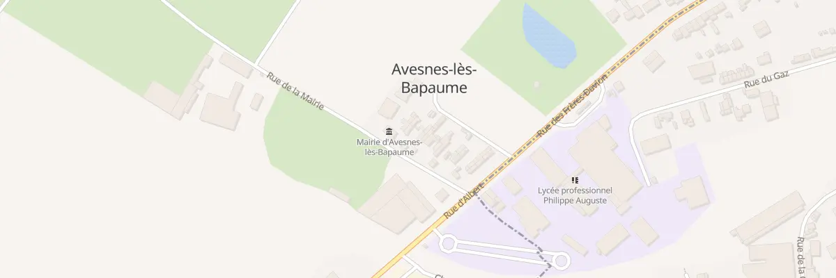 Plan du 15 Rue de la Mairie à Avesnes-lès-Bapaume