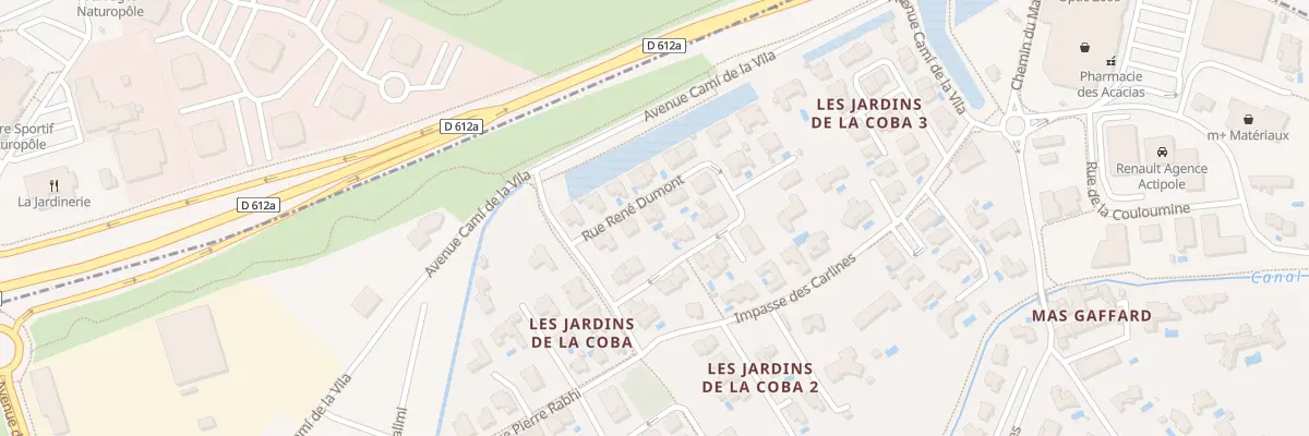 Plan du 6 Rue Rene Dumont à Canohès