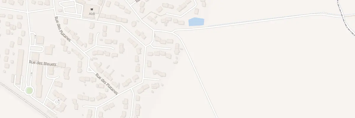 Plan du 60 Rue des Platanes à Verneuil-l’Étang