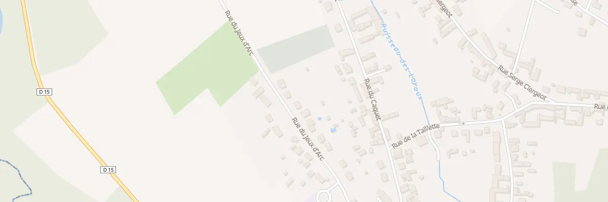 Plan du 207 Rue du Jeu d’Arc à Chevincourt