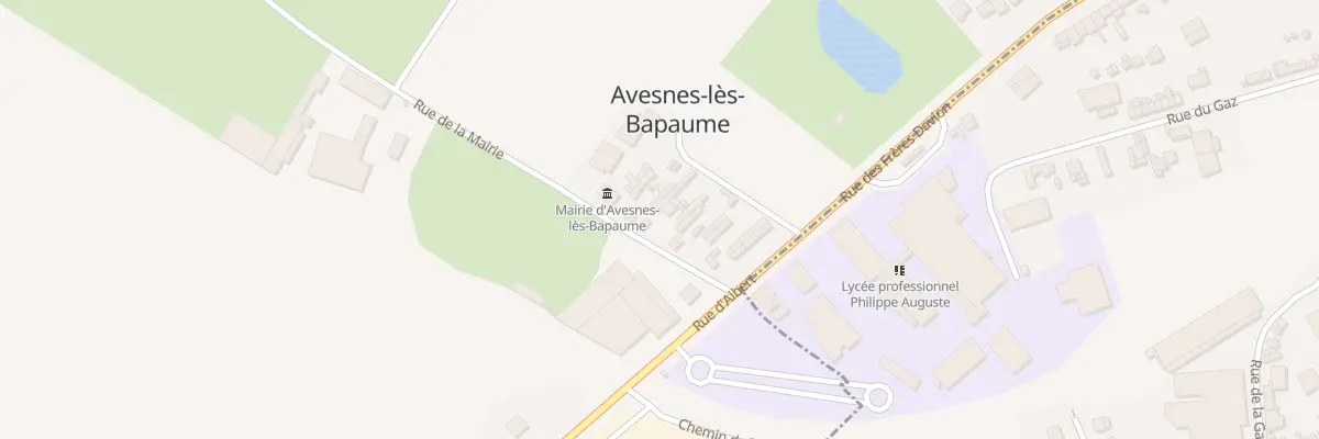 Plan du 13 Rue de la Mairie à Avesnes-lès-Bapaume