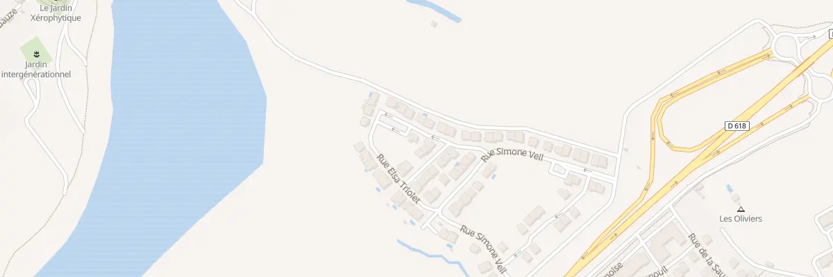 Plan du 7 Rue Elsa Triolet au Boulou