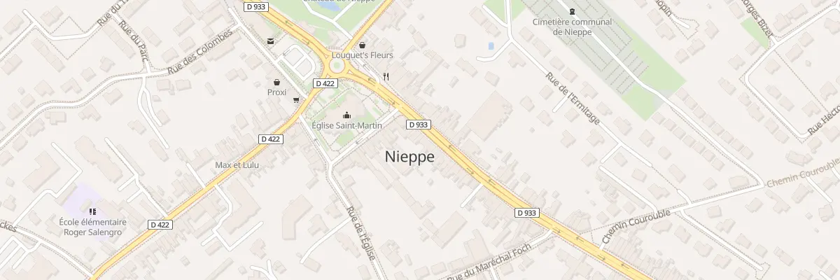 Plan du 122 Rue d’Armentieres à Nieppe
